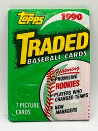 1990 TOPPS TRADED BASEBALL PACK