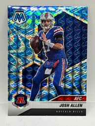 2021 PANINI MOSAIC #227 JOSH ALLEN BLUE REACTIVE PRIZM