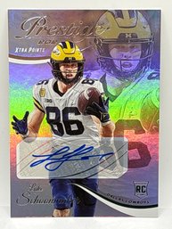 2023 PANINI PRESTIGE #397 LUKE SCHOONMAKER AUTOGRAPHED ROOKIE CARD