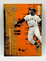 2005 DONRUSS #150 WILLIE MAYS LEATHER & LUMBER