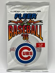 1996 FLEER CUBS BASEBALL CARDS PACK