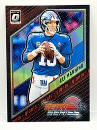 2023 PANINI DONRUSS OPTIC #11 ELI MANNING SP RETRO SERIES PRIZM INSERT