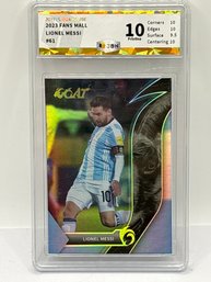 2023 FANS MALL #61 LIONEL MESSI GRADED PRISTINE 10