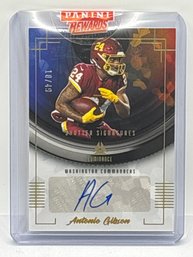 16/49!! 2022 PANINI LUMINANCE SHU-ANG ANTONIO GIBSON SHUTTER SIGNATURES PANINI REWARDS AUTO