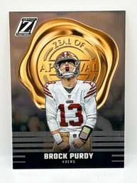 2023 PANINI ZENITH #4 BROCK PURDY ZEAL OF APPROVAL