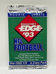 1993 COLLECTORS EDGE ROOKIE UPDATE NFL FOOTBALL CARD PACK