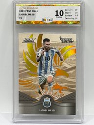 2022 FANS MALL #1 LIONEL MESSI LIGHT PAMPAS EAGLE SP GRADED JBH PRISTINE 10