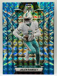 2023 PANINI MOSAIC #146 JALEN RAMSEY BLUE REACTIVE PRIZM