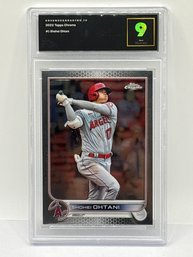 2022 TOPPS CHROME #1 SHOHEI OHTANI GRADED ADVANCED GRADING MINT 9