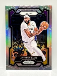 2023-24 PANINI PRIZM #94 ANTHONY DAVIS SILVER PRIZM HOLO