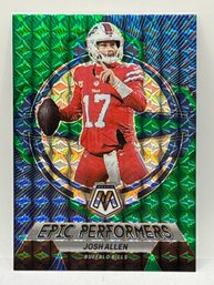 2023 PANINI MOSAIC JOSH ALLEN EPIC PERFORMERS PRIZM INERST