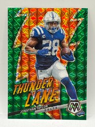 2023 PANINI PRIZM MOSAIC TL-JT JONATHAN TAYLOR THUNDER LANE PRIZM INSERT