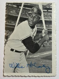 1969 TOPPS DECKLE EDGE SP WILLIE MCCOVEY 31 OF 33