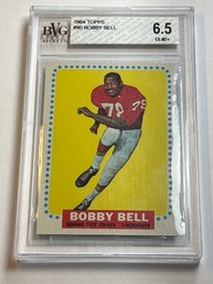1964 TOPPS #90 BOBBY BELL ROOKIE CARD GRADED BECKETT EX-MT 6.5