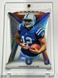 2012 TOPPS PLATINUM PDC-AL ANDREW LUCK DIE-CUT ROOKIE CARD