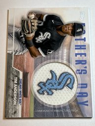 2023 TOPPS FATHERS DAY TIM ANDERSON COMMEMORATIVE TEAM PATCH