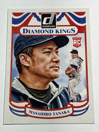 2014 PANINI DONRUSS DIAMOND KINGS #206 MASAHIRO TANAKA ROOKIE CARD