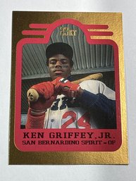 3 OF 3 1991 BLEACHERS KEN GRIFFEY JR GOLD 23 K #1 DRAFT PICK SP ROOKIE CARD 5980/10,000 W FACSIMILE AUTOGRAPH