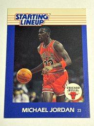 RARE 1988 KENNER MICHAEL JORDAN STARTING LINEUP CARD