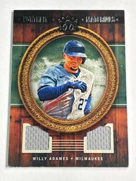 2022 PANINI DIAMOND KINGS PORTRAIT MATERIALS PM-WI WILLY ADAMES PLAYER WORN JERSEY DOUBLE PATCH