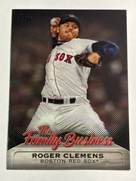 114/299!! 2019 TOPPS FB-6 ROGER CLEMENS SP THE FAMILY BUSINESS