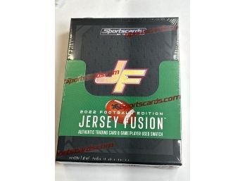 FACTORY SEALED 2022 JERSEY FUSION FOOTBALL EDITION BOX