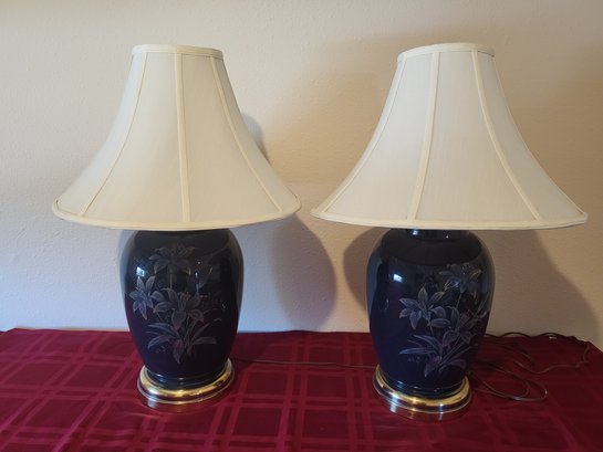 Two Lily Lamps