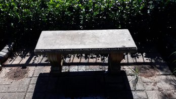 Concrete Garden Bench