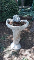 Stone Angel Birdbath