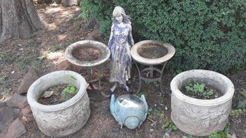 Decorative Stone Planters Plus