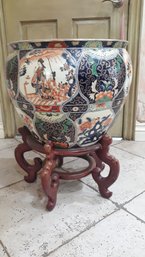 14' Asian Influence Pot & Stand