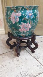 10.5' Floral Design Pot & Stand