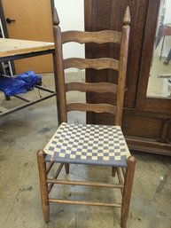 Ladder Back Woven Seat