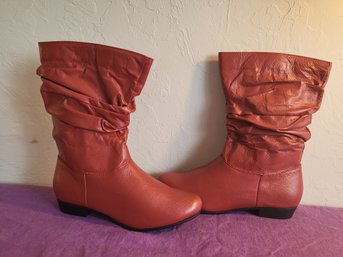 Red Boots Size 8