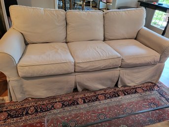 Pottery Barn  Slipcovered Sofa