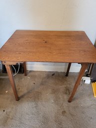 Vintage Oak Folding Table