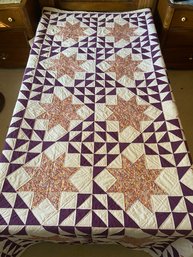 Purple Star Quilt