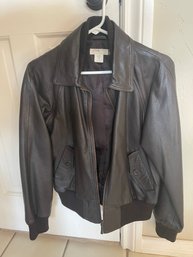 Womens J Crew Leather Jacket