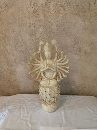 Porcelain Seated Deity