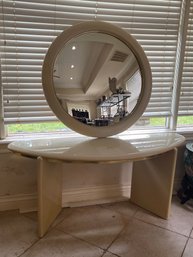 Modern Accent Table With Mirror