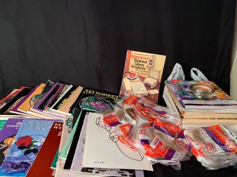 Stained Glass Books And Foil