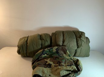 Sleep Bags And One Bag Cover