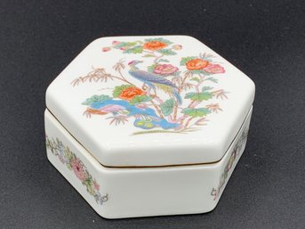 Wedgwood Kutani Crane Trinket Box