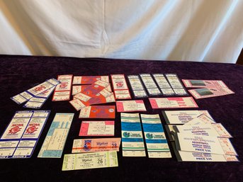 Vintage Basketball Tickets