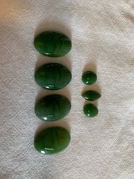 Nephrite Jade Cabachons