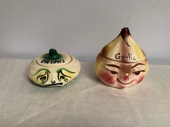 Vintage Garlic And Onion Keepers