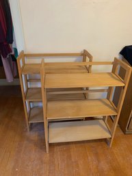 Pair Of Folding Shelves