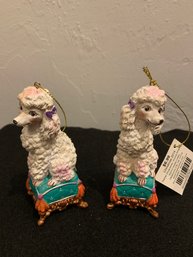 Poodle Ornaments