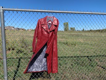 Red Poly Coat