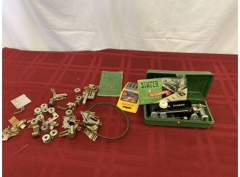 Singer Button Holer And Spare Parts